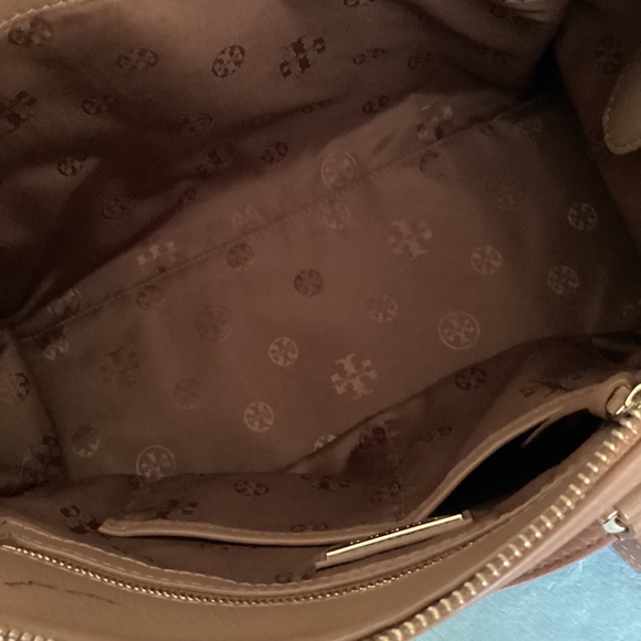 Tory Burch Leather Satchel Brown - Picture 3 of 11